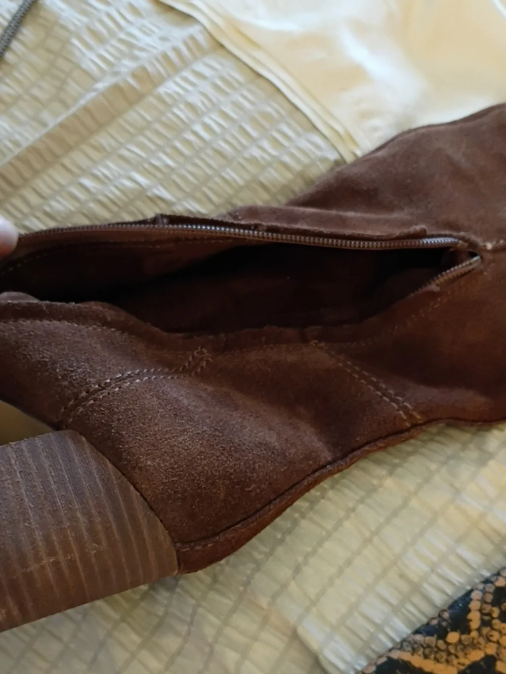Steve Madden Women's Over-the-Knee Suede Boots in Chestnut Brown Novela Size 8.5